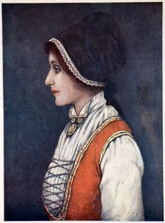 Drakt båret i Bergensdistriktet, 1905